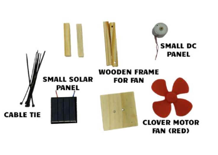 AppSoftTech ชุด D.I.Y. พัดลมพลังงานแสงอาทิตย์ ของเล่นแบบจำลองวิทยาศาสตร์ (Model Building Kit - D.I.Y. SOLAR POWER FAN - STEM TOYS) Solar