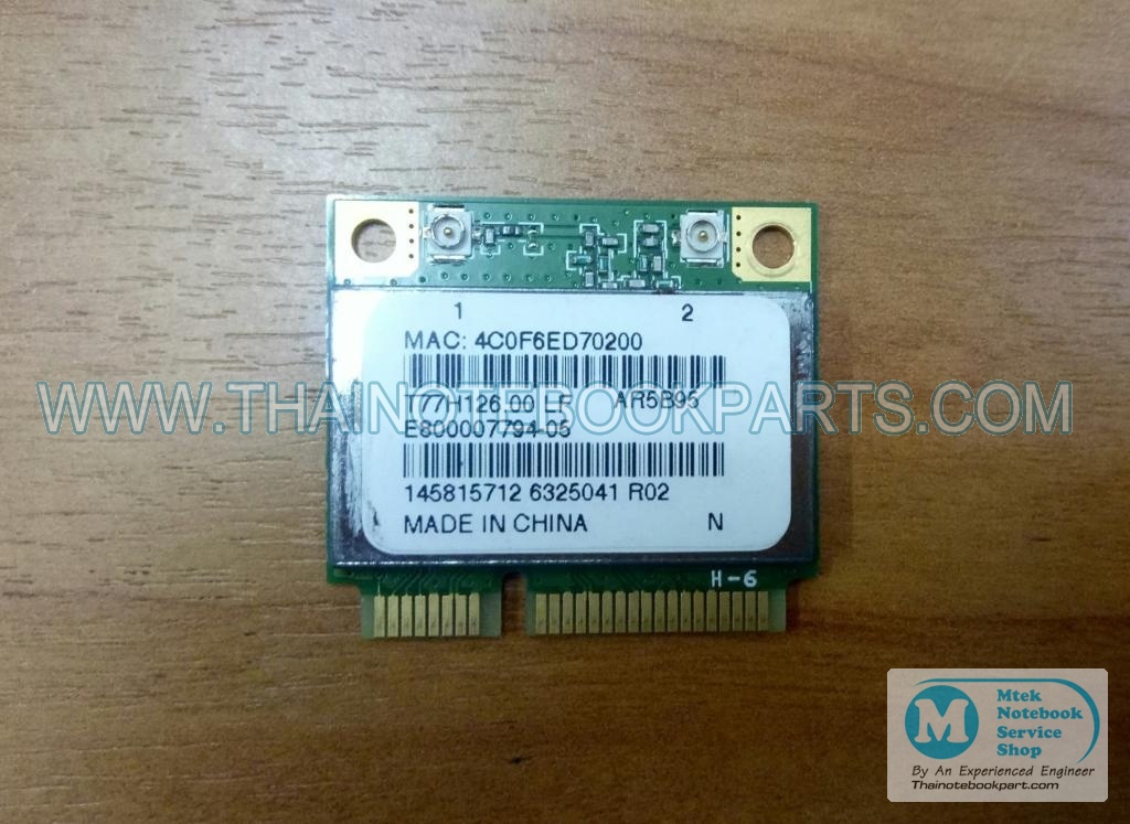 MT02697 การ์ดไวเลส SONY PCG-31311W-AR5B95- Wireless Card (สินค้ามือสอง) 2