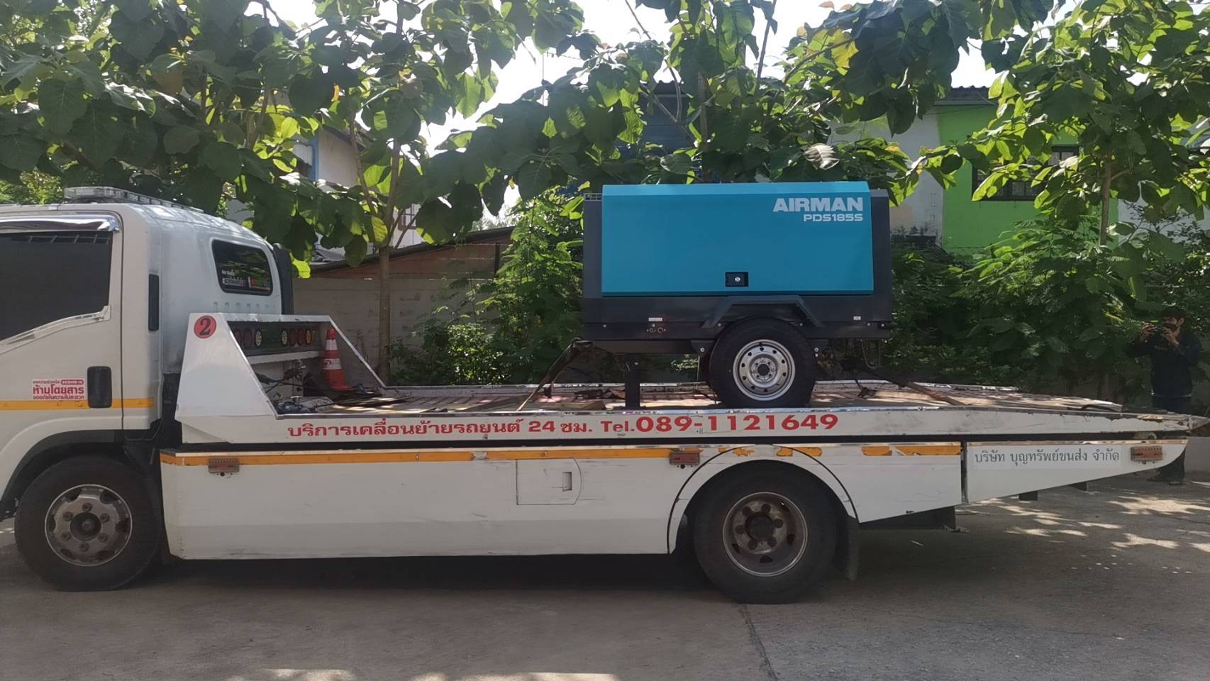 Airman ปั้มลมเคลื่อนที่ รุ่น PDS185S-6C2 (185CFM)