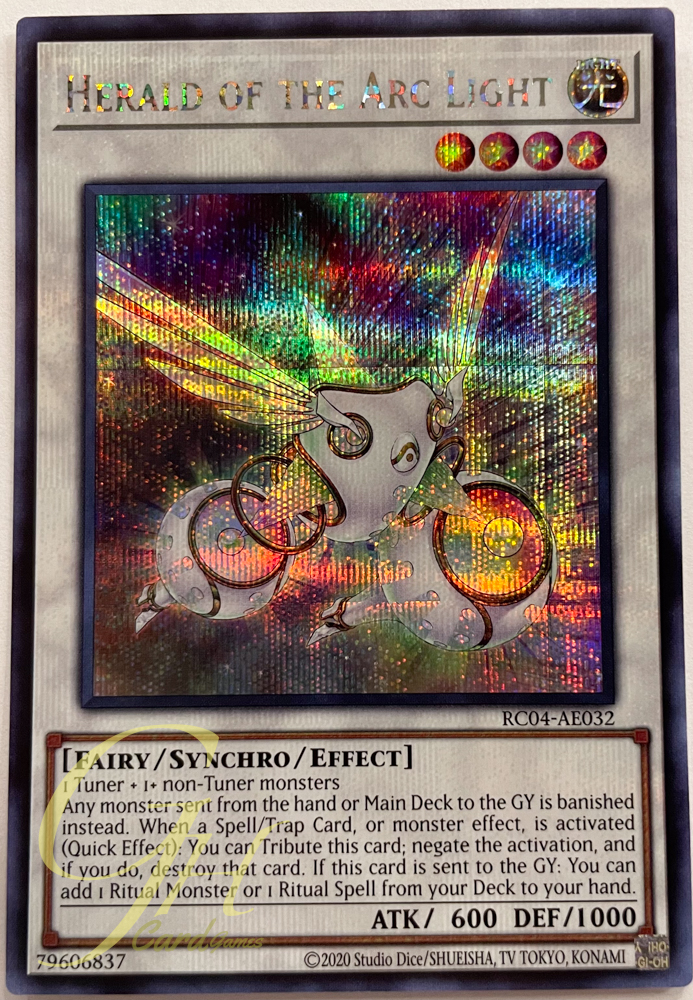 Yugioh [RC04-AE032] Herald of the Arc Light (Secret Rare)