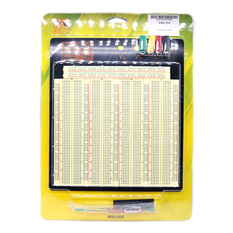 แผงต่อทดลองวงจร(Bread board) ขนาดต่างๆ จากแบรนด์ WISH BOARD WBU