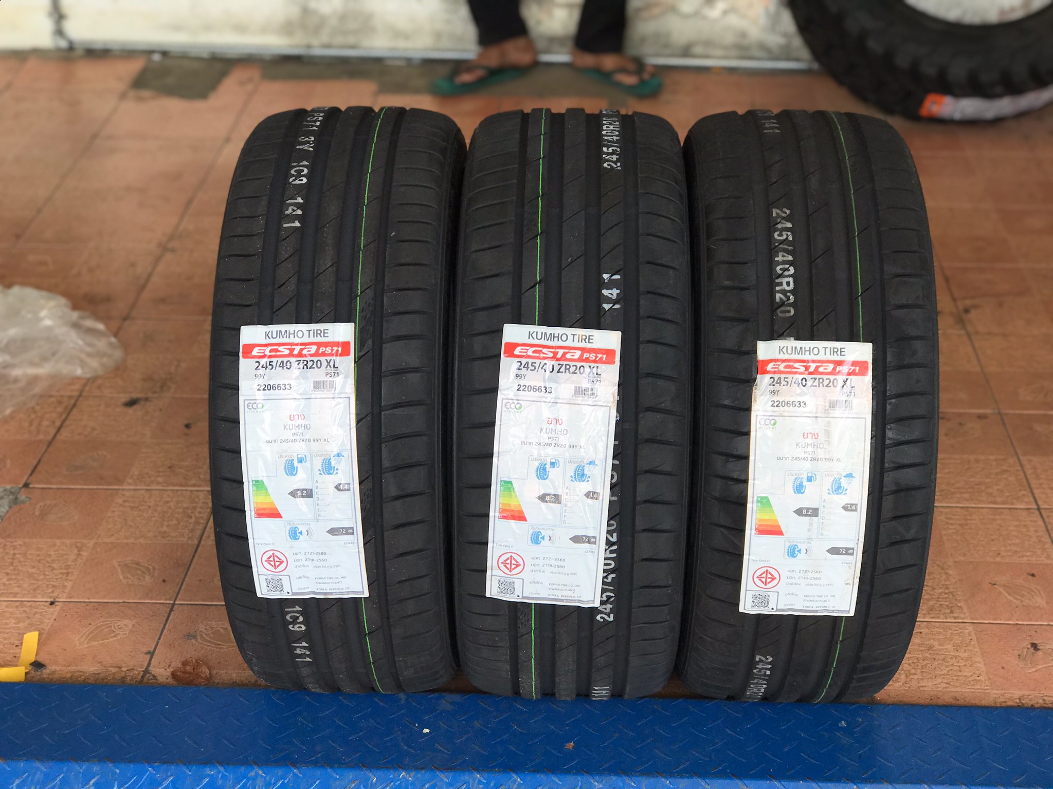 KUMHO PS71 ยางใหม่ แนะนำ 245/40-20 ปี21