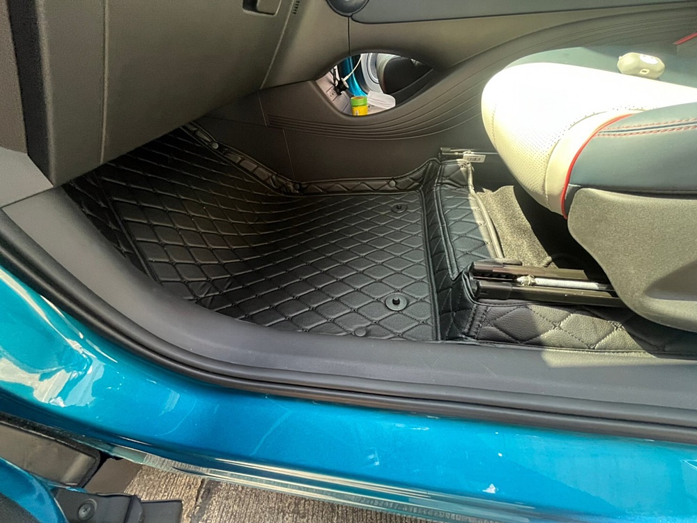 พรมปูพื้นรถยนต์ 6D BYD ATTO 3 พรม6D เกรดA เข้ารูป เต็มคัน รวมแผ่นท้าย ปิดเบาะ 6ชิ้น