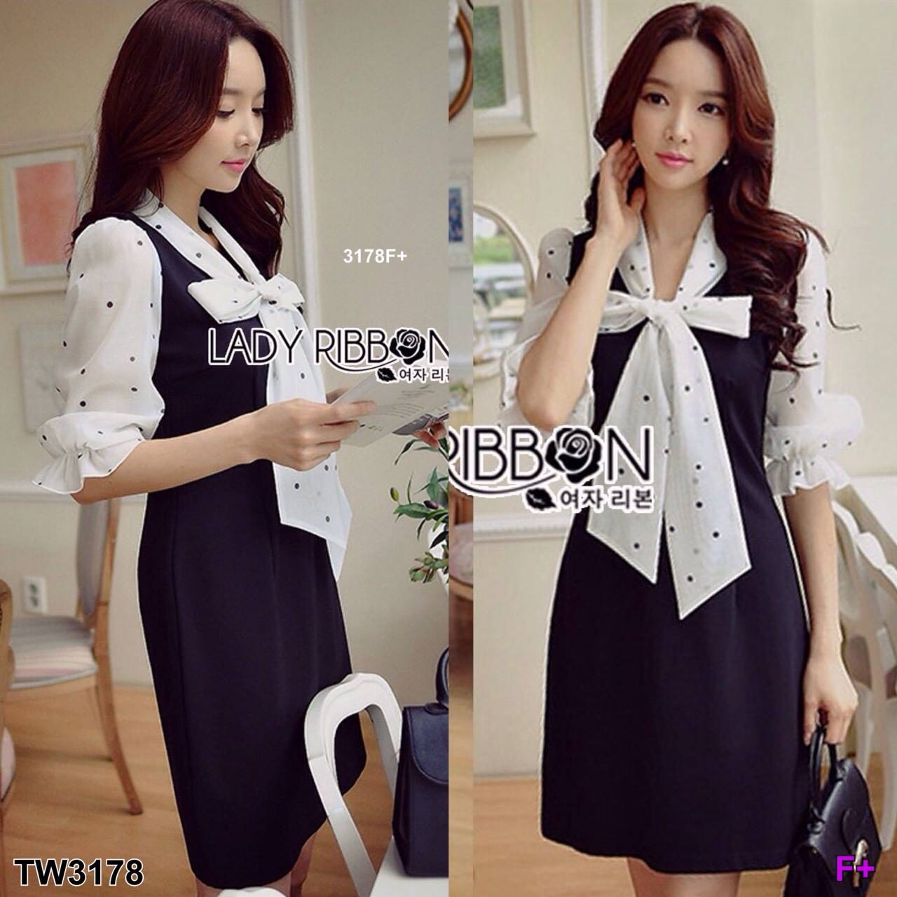 เดรสแต่งโบว์น่ารัก