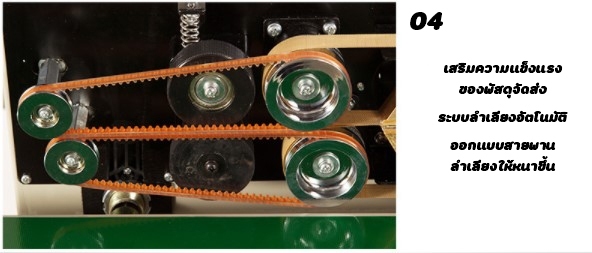 🌈เครื่องซีลสายพาน แบบแนวนอน ซีลถุง ซีลปากถุง ซีลพลาสติก FR-900