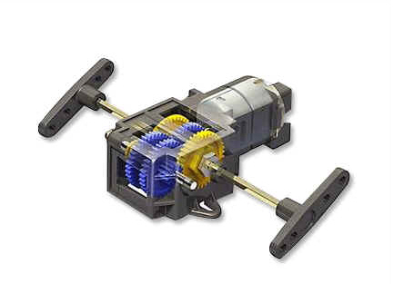 AppSoftTech Tamiya#70167 ชุดมอเตอร์เฟืองเดี่ยว 4 อัตราทด จาก Tamiya