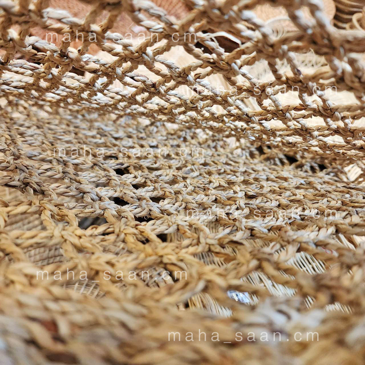 กระเป๋าสานผักตบชวา โปร่ง สะพาย ไปเที่ยว 🥓