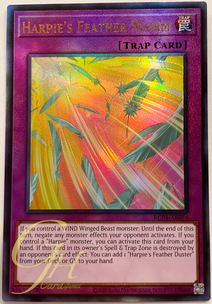 Yugioh [RC04-AE074] Harpie's Feather Storm (Ultimate Rare)