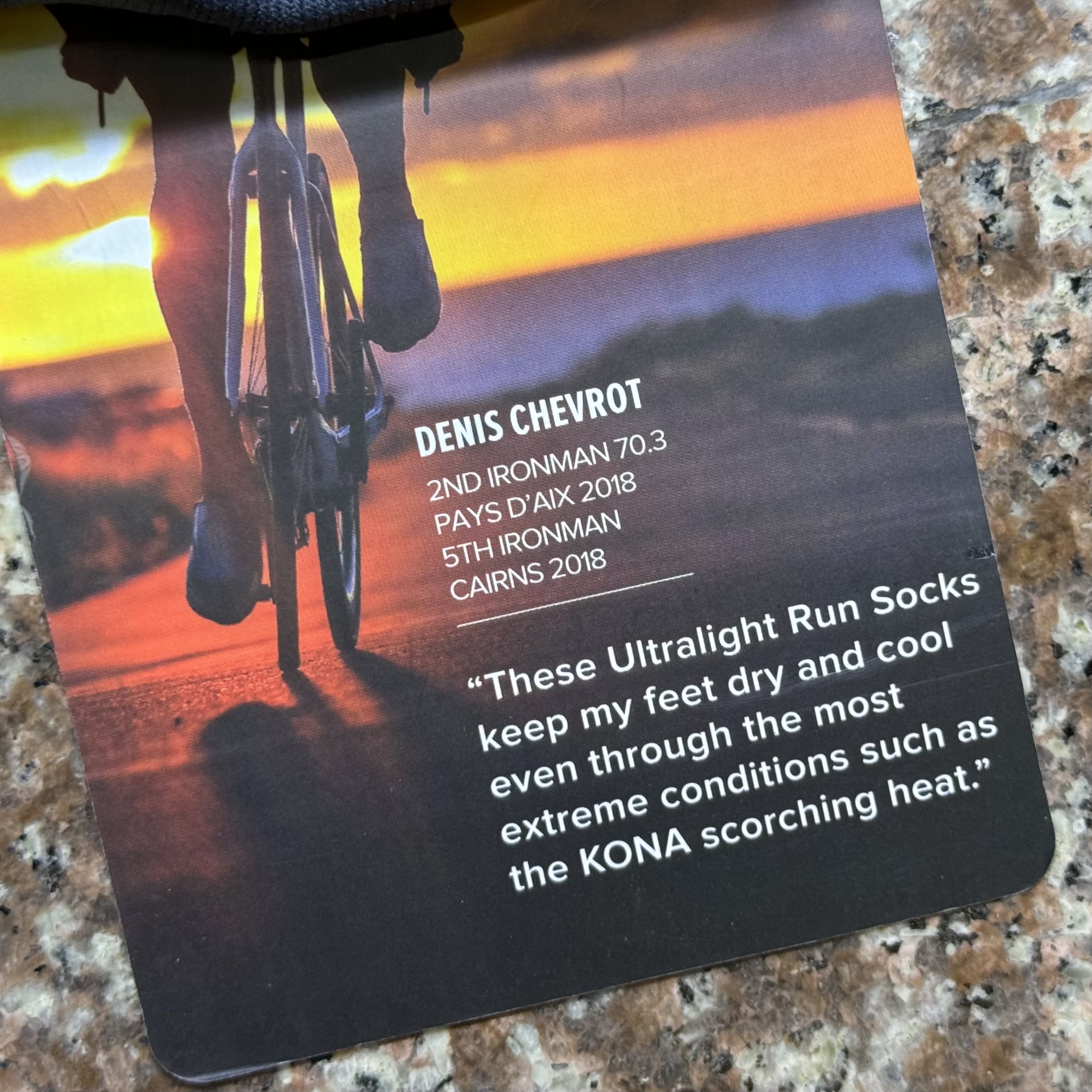 ถุงเท้าวิ่ง Compressport Pro Racing Socks ‘LIMITED’ Kona (T2,T4)