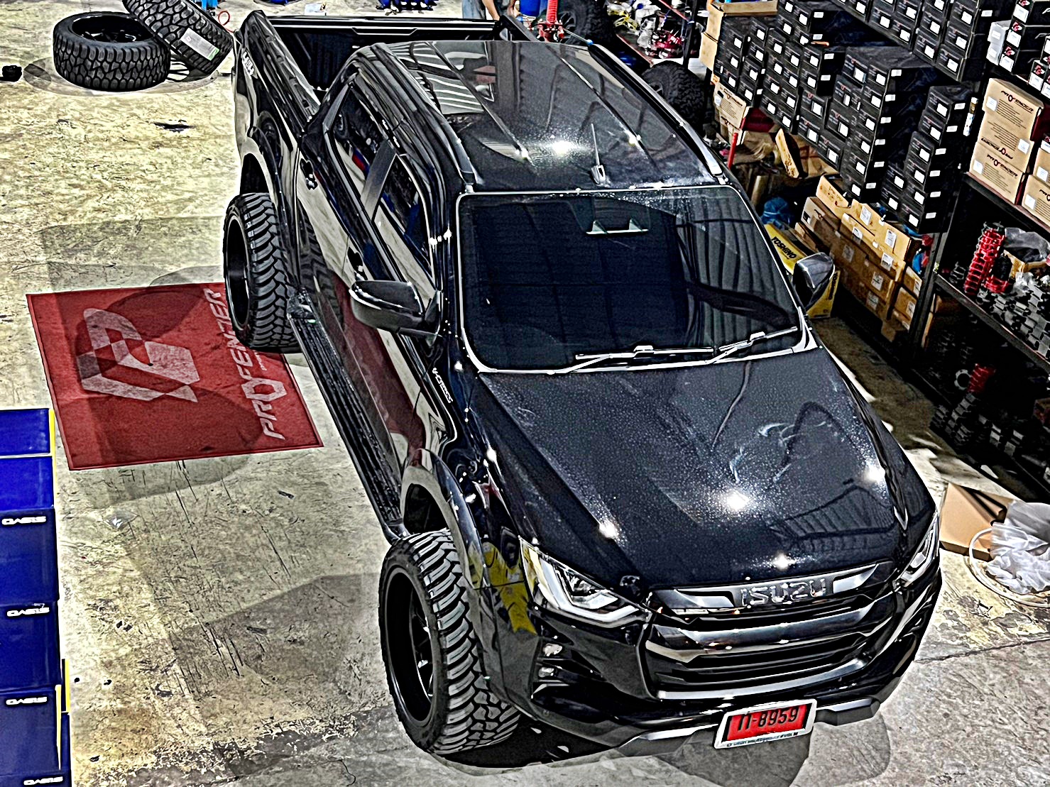 D-MAX ทรงเมกา จัดล้อแท้ HOSTILE ที่ STEP9