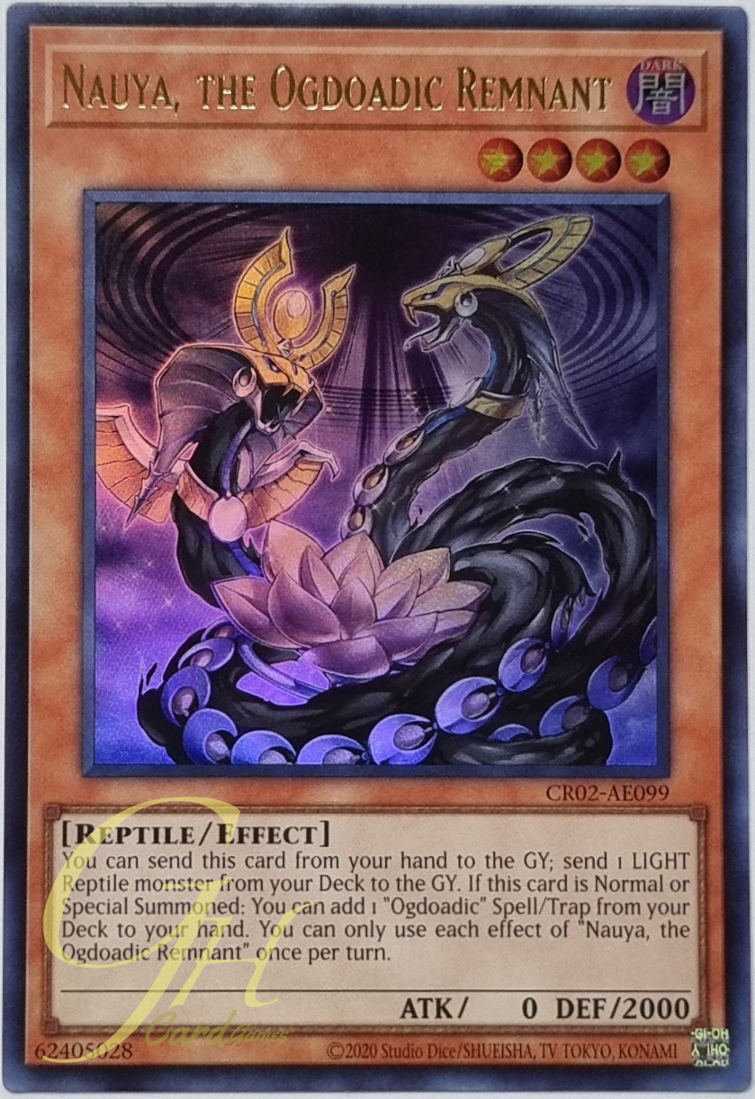 Yugioh [CR02-AE099] Nauya, the Ogdoadic Remnant (Ultra Rare)
