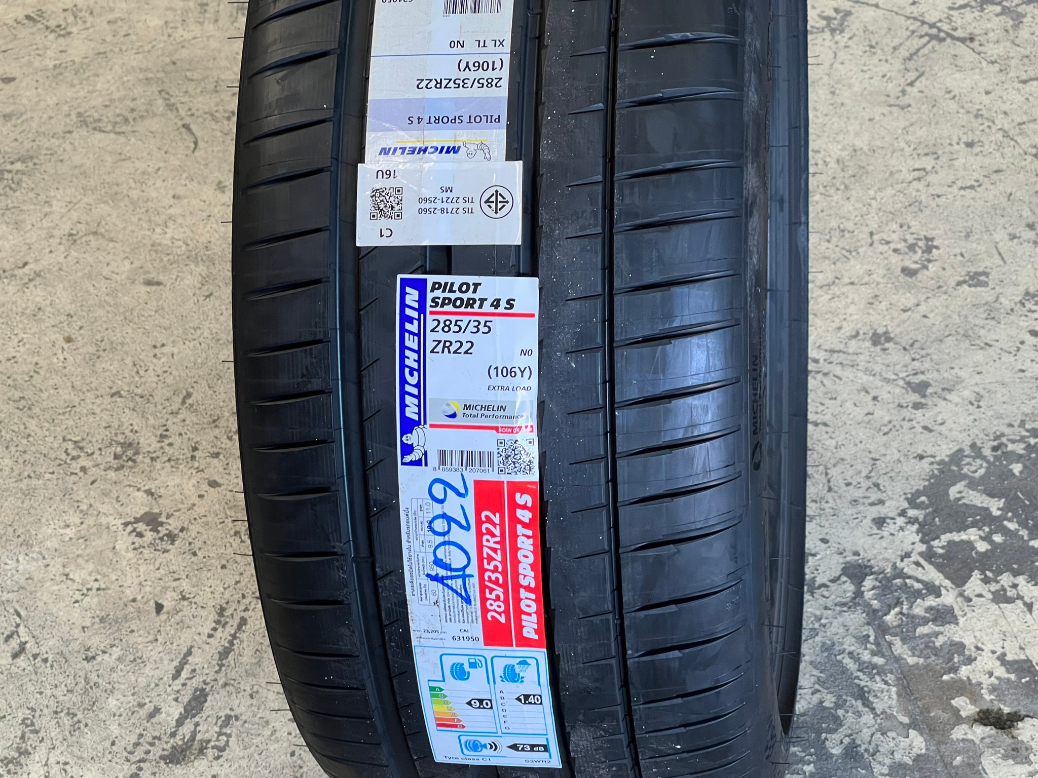 ยางใหม่ MICHELIN PILOTSPORT4S 285/35-22 ราคาถูกที่ STEP9