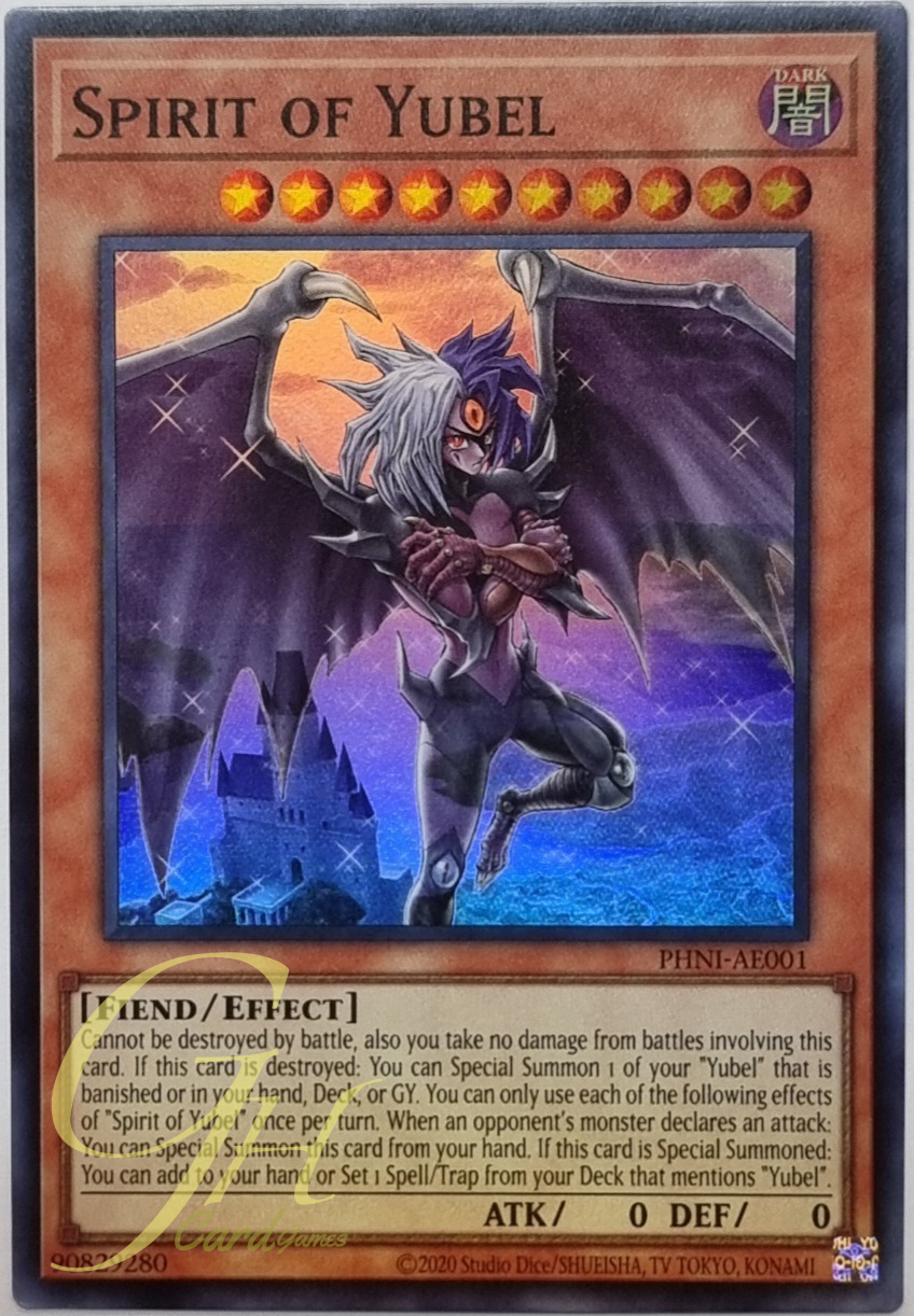 Yugioh [PHNI-AE001] Spirit of Yubel (Super Rare)