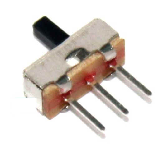 สวิตช์เลื่อน 2 ทาง ขนาดเล็ก 3 ขา (Slide Switch)