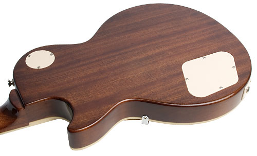 ฝาปิดช่องคอนโทรล เลสพอล สไตล์ Gibson สีครีม พร้อมน็อต