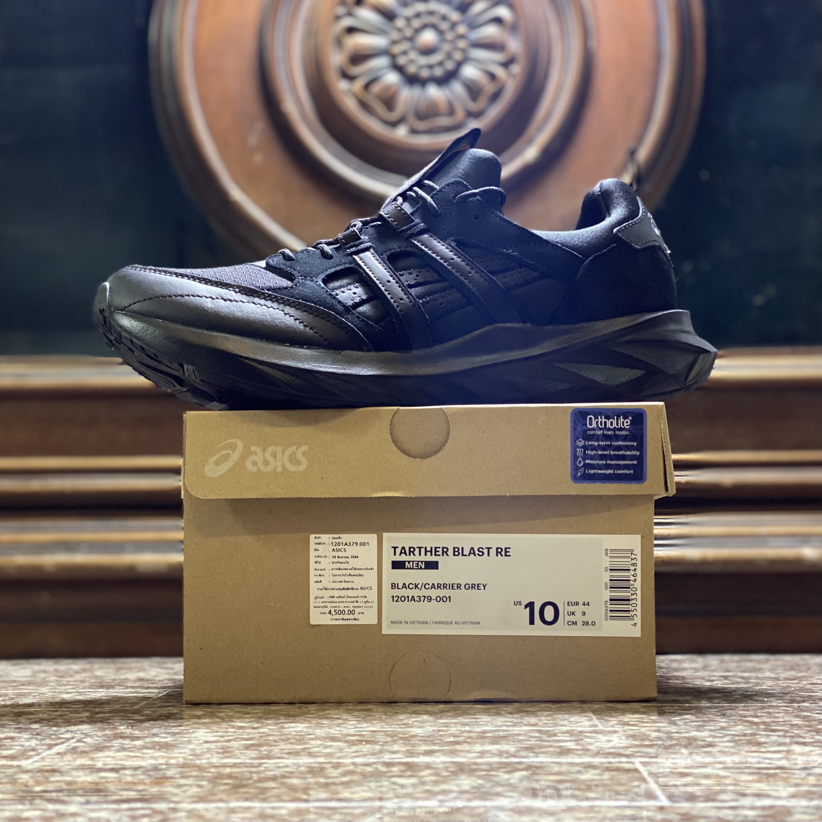 รองเท้า ASICS Tarther Blast RE ’TripleBlack’ (M9.5/10.5US)