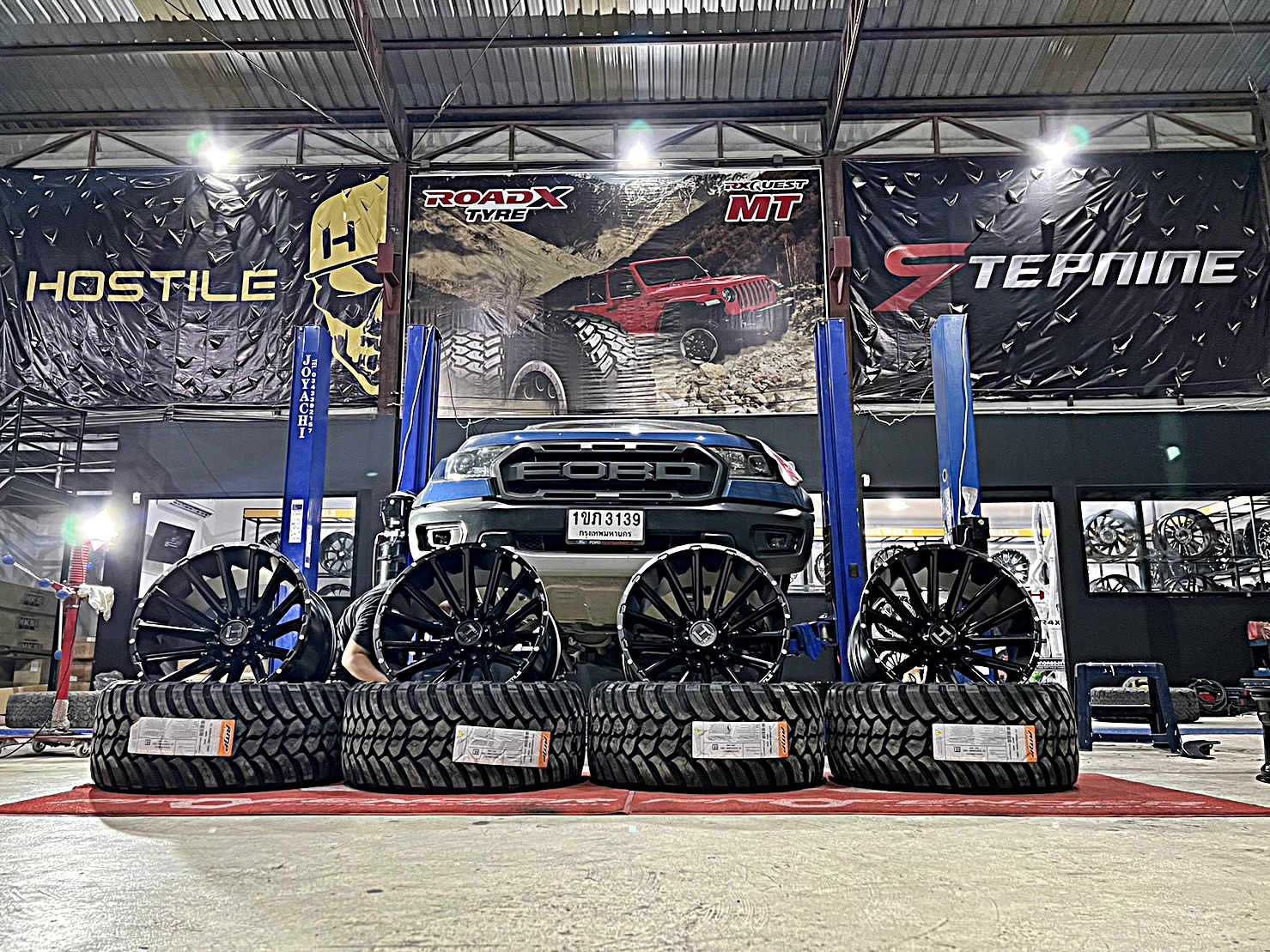 ล้อแท้ HOSTILE H123 ขอบ22 ใส่ FORD RAPTOR