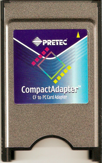 PRETEC - Compact Flash PC Card Adapter - Type I