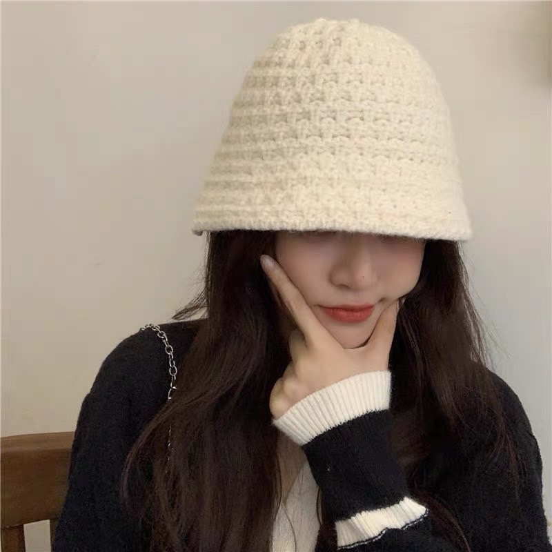 พร้อมส่งจากไทย หมวกบัคเก็ต หมวกถัก หมวกสาน หมวกเกาหลี หมวกขนนุ่ม👒