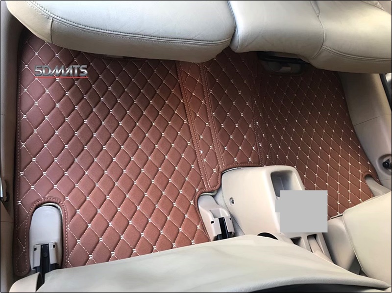 พรมปูพื้นรถยนต์6D HONDA CITY 2003-07 พรมหนัง6D เกรด หนานุ่ม เต็มคัน 3ชิ้น