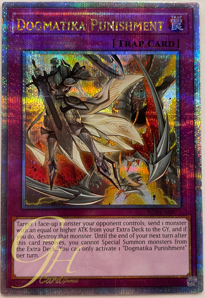 Yugioh [RC04-AE077] Dogmatika Punishment (Quarter Secret Rare)