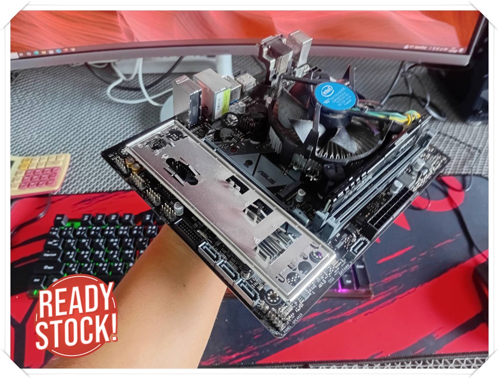 ** มือ 2 ** ชุดเช็ต upgrade I3 9100F+MB H310+RAM 8G