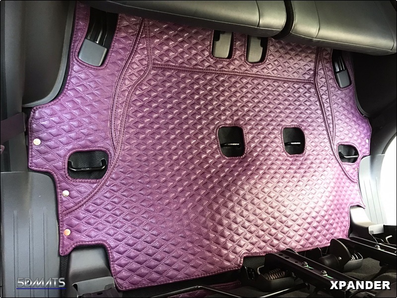 พรมปูพื้นรถยนต์5D13มิล ลายDAIMOND XPANDER 7ชิ้น