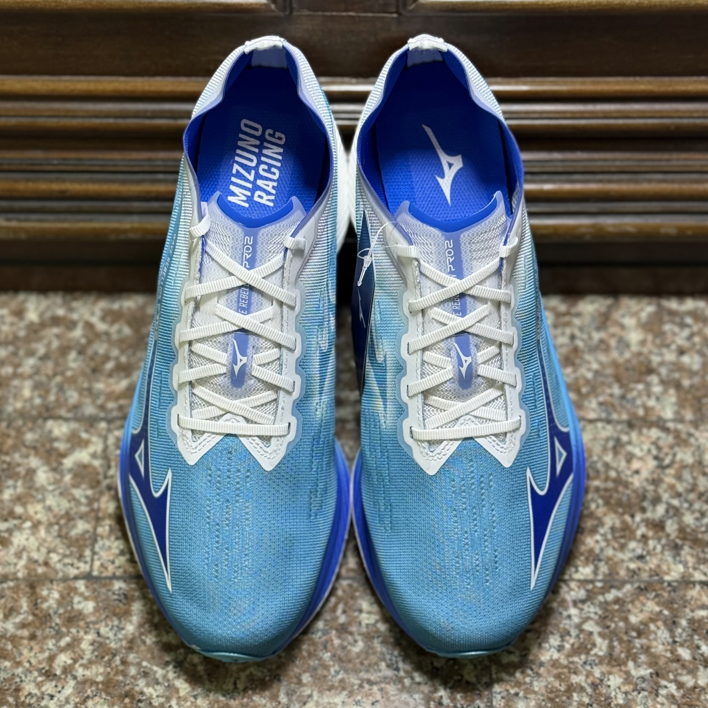 รองเท้าวิ่ง Mizuno Wave Rebellion Pro 2 ‘River Blue’ (M8/8.5/11/11.5US)
