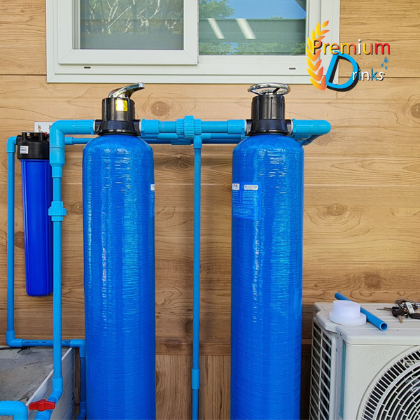 ชุดถังกรองน้ำใช้ขนาดจุสารกรอง 25 ลิตร 2 ใบ คาร์บอน+เรซิ่น +ชุดดักตะกอน 5ไมครอน ราคาพร้อมติดตั้ง