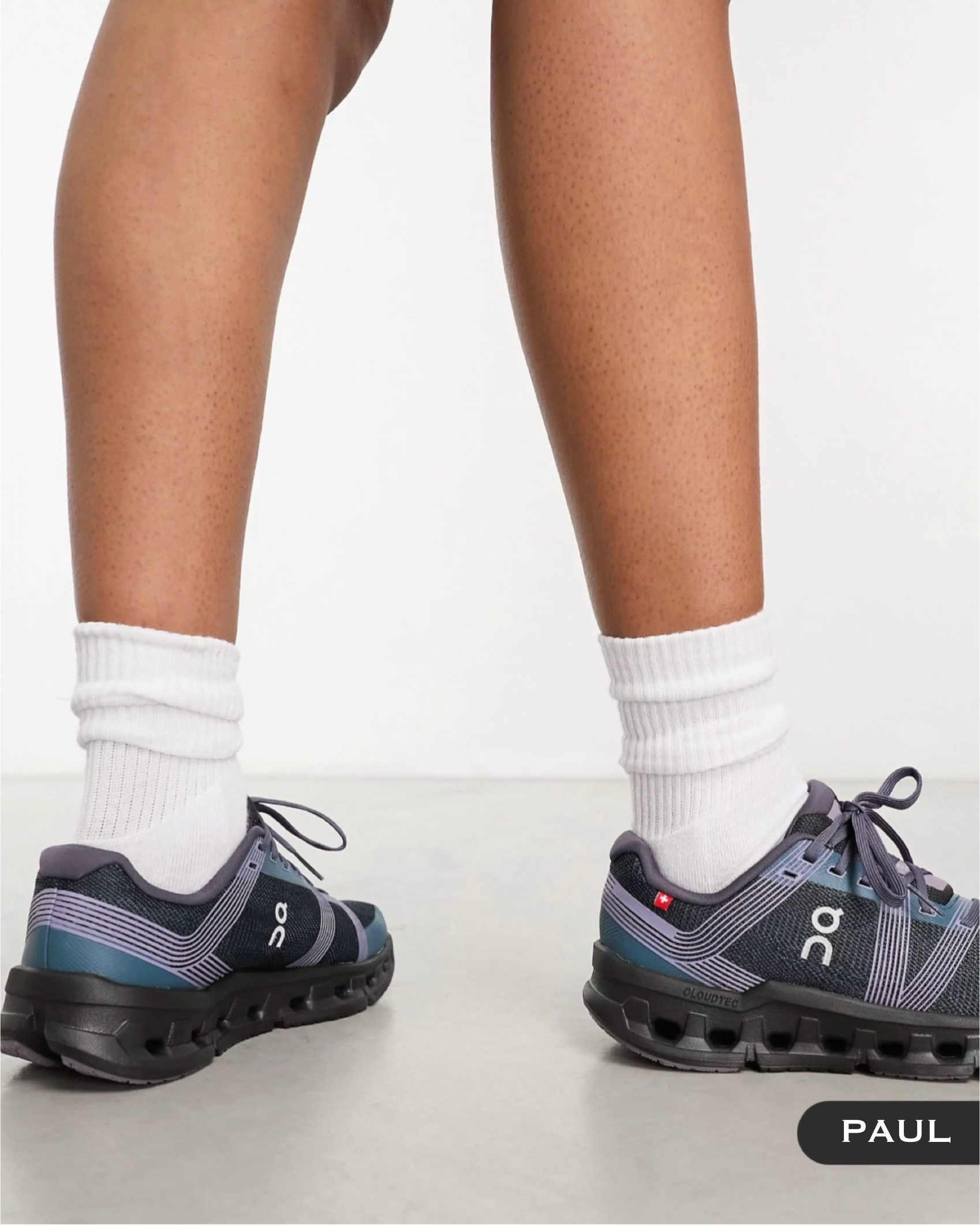 รองเท้าวิ่ง On CloudGo ‘Storm/Magnet’ #มือ2 (W8US) Women