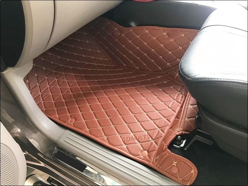 พรมปูพื้นรถยนต์ 6D MITSUBISHI TRITON 4D (2005-15) พรมหนัง6D เกรดA 12มิล เต็มคัน 3ชิ้น