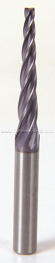 ดอกเอ็นมิล 4ฟัน แบบยาว ตัวเตเปอร์ X-POWER YG