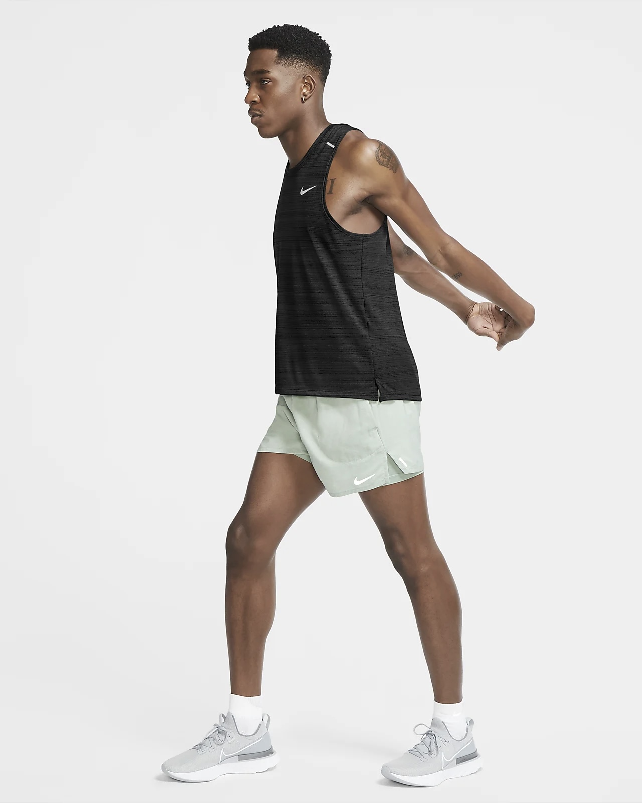 เสื้อวิ่ง Nike Miler Dri-FIT Running Singlet ‘BLACK’ (M)