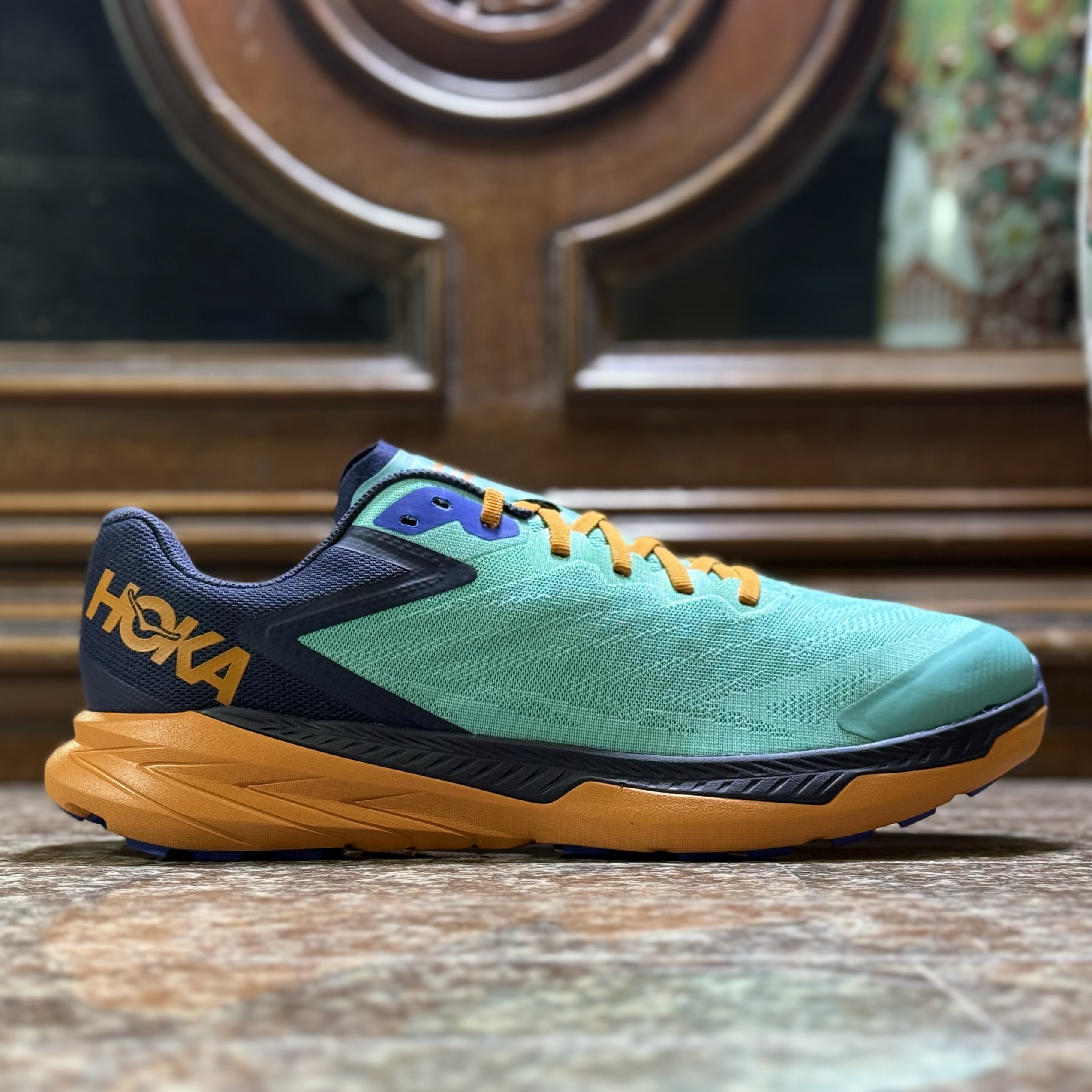 รองเท้าวิ่งเทรล HOKA Zinal ‘ATLANTIS’ (M11US)