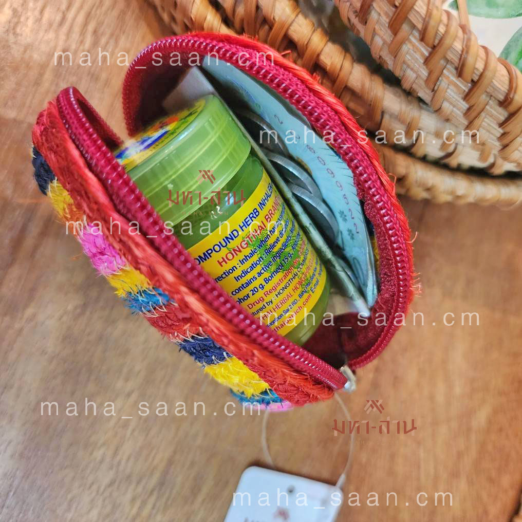 กระเป๋าใส่เหรียญ ใบเล็ก สีสดใส ของชำร่วย คละแบบ 🎡