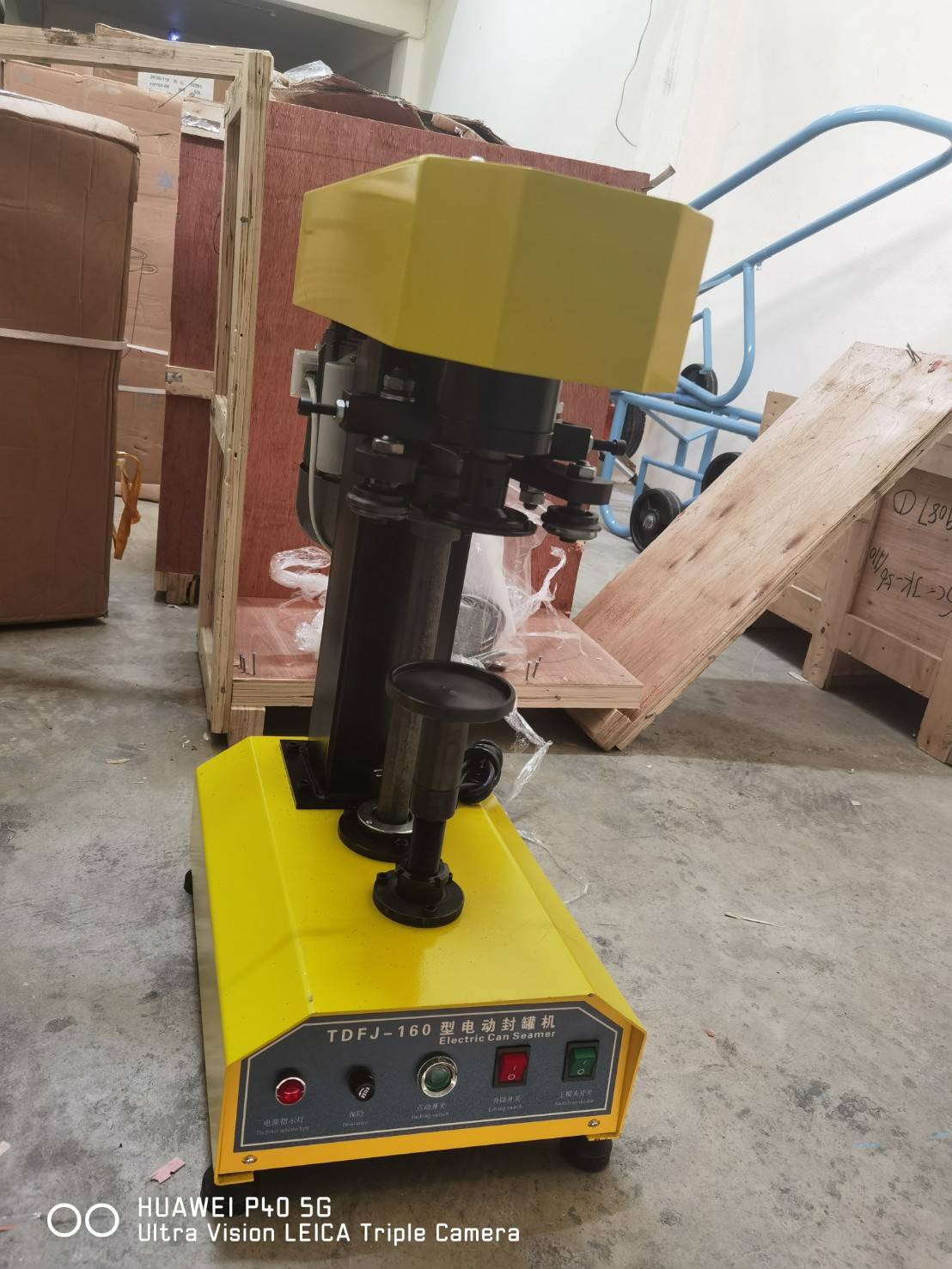 เครื่องปิดฝากระป๋อง กึ่งอัตโนมัติ ระบบไฟฟ้า