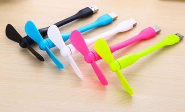 USB Fan พัดลมUSB ขนาดจิ๋ว แบบยืดหยุ่นได้ (ราคาต่อชิ้น)