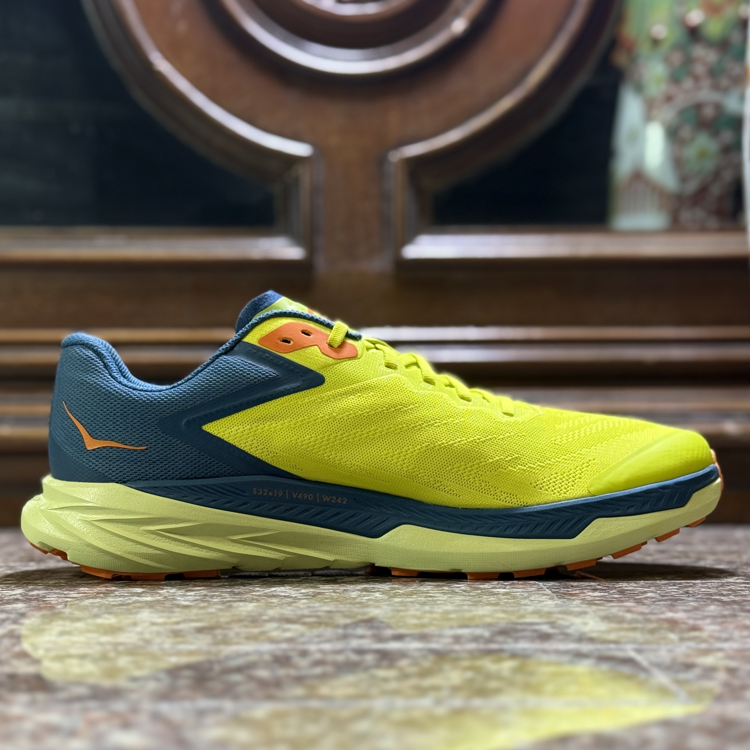 รองเท้าวิ่งเทรล HOKA Zinal ‘Evening Primrose’ (M11.5US)
