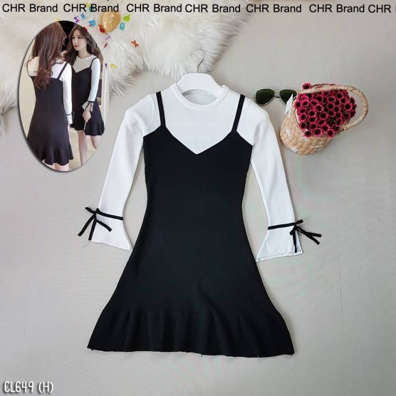 เดรสไหมพรมน่ารัก