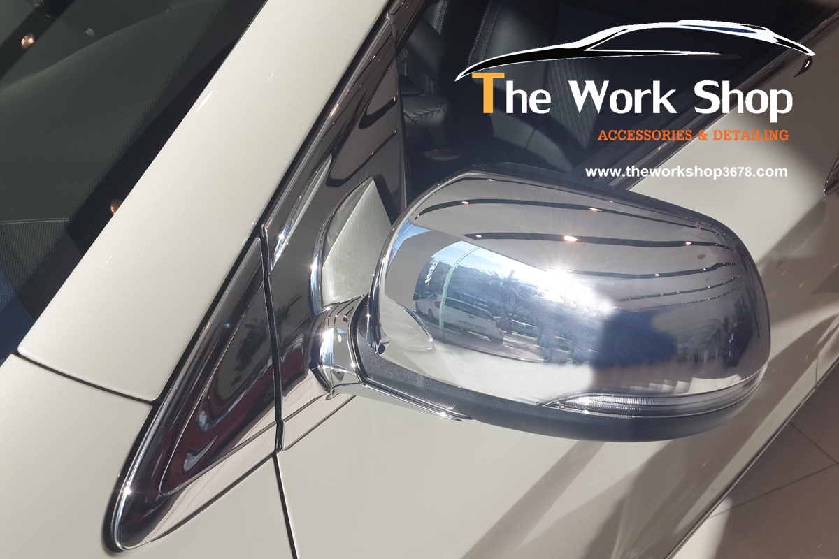 Side Mirror Cover for Picanto Type B : LED ( โครเมี่ยมครอบกระจกมองข้างแบบ B ที่มีไฟ LED )