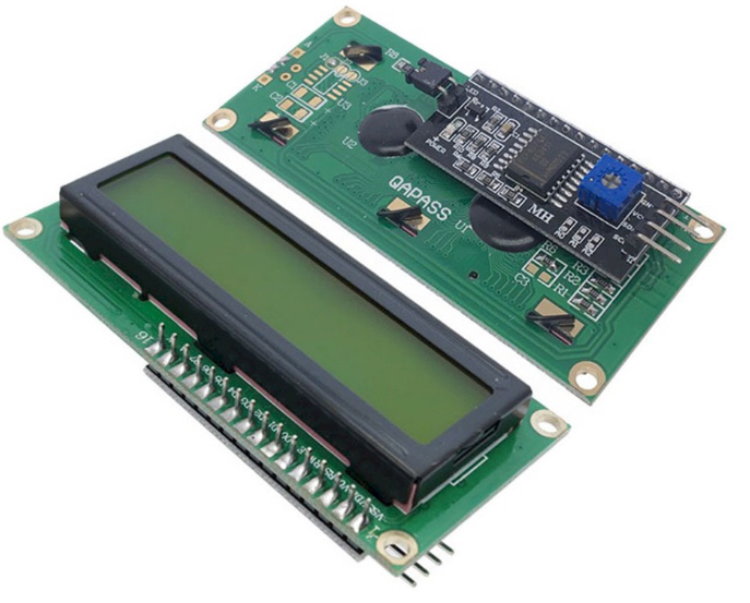 โมดูลจอแสดงผล I2C LCD 16 ตัวอักษร 2 บรรทัด มีไฟส่องหลังพร้อม I2C Interface