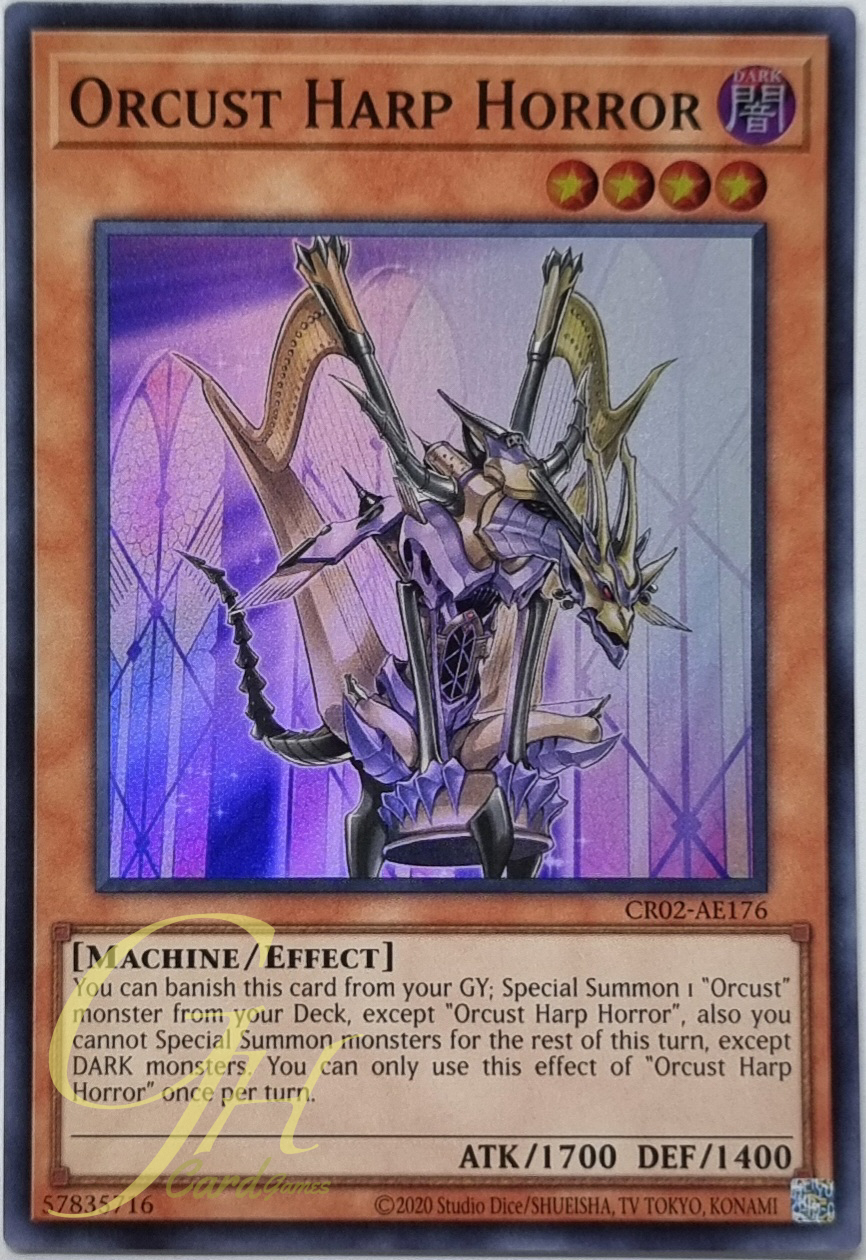 Yugioh [CR02-AE176] Orcust Harp Horror (Super Rare)