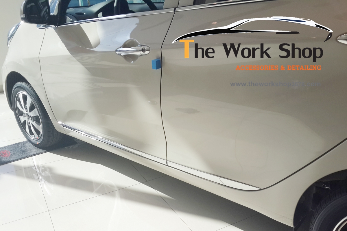 Side Skirt Accent for Picanto ( โครเมี่ยมแต่งชายประตู )