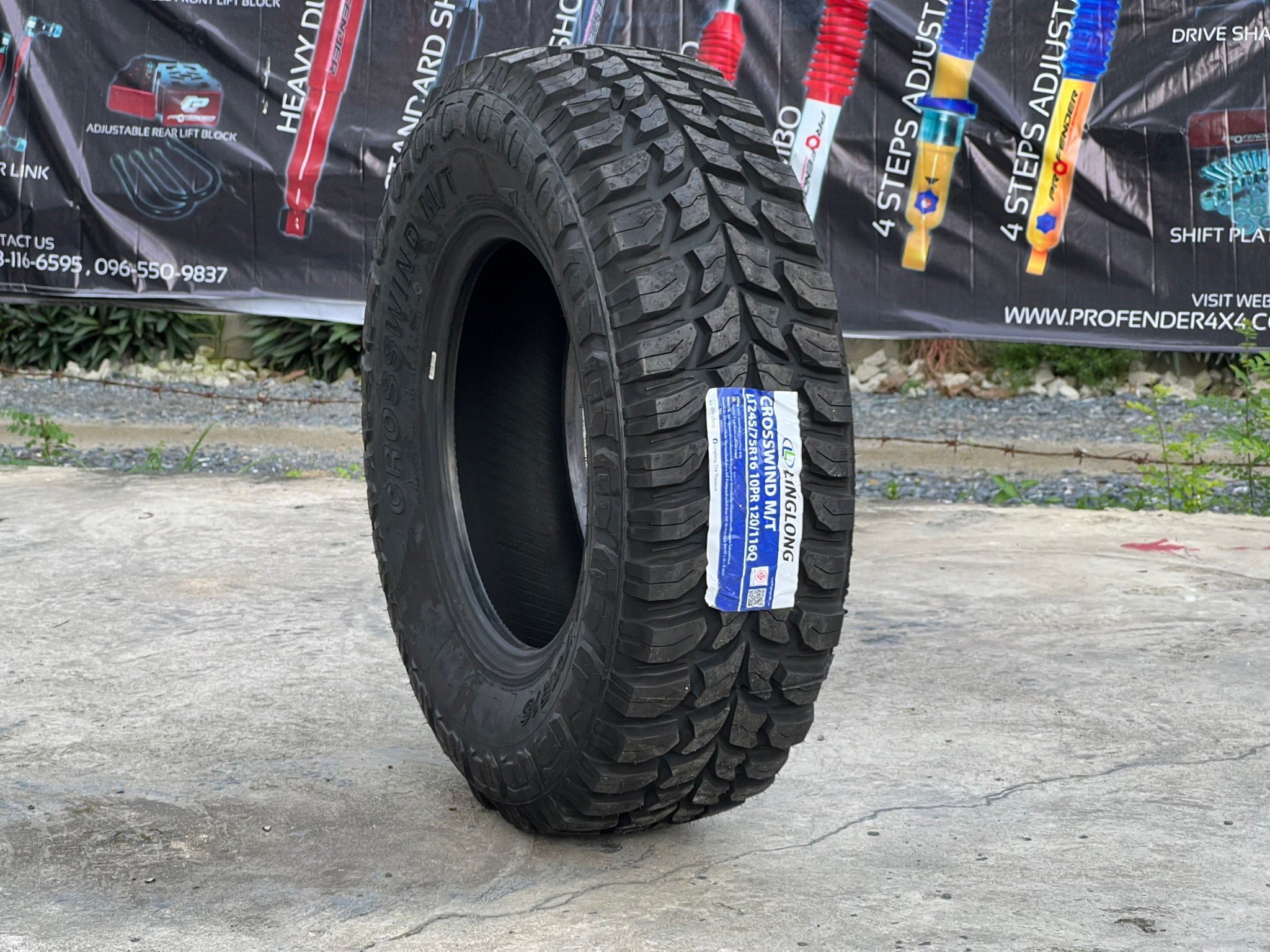 ยางใหม่ LINGLONG CROSSWIND MT 245/75-16 ราคาถูกที่ STEP9
