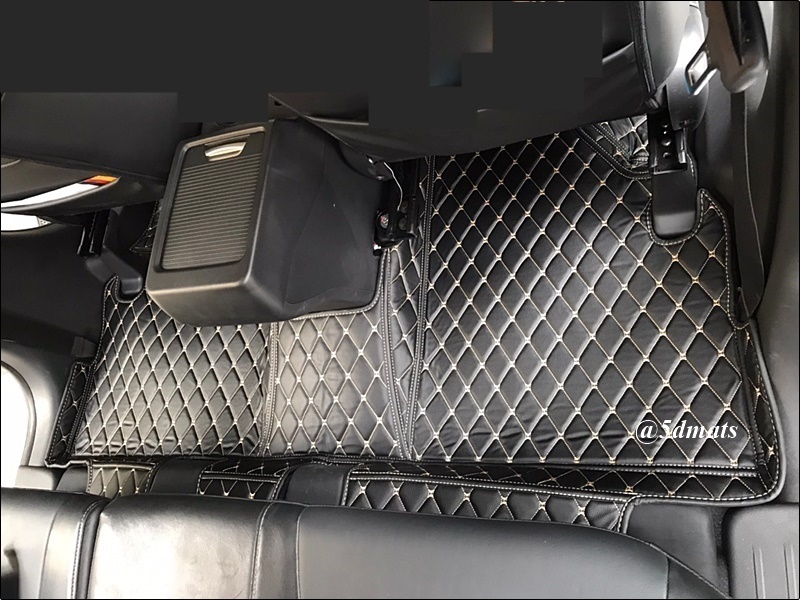 พรมปูพื้นรถยนต์6D MITSUBISHI XPANDER พรม6D QX สวยงาม เข้ารูป ปูเต็มคัน 7ชิ้น