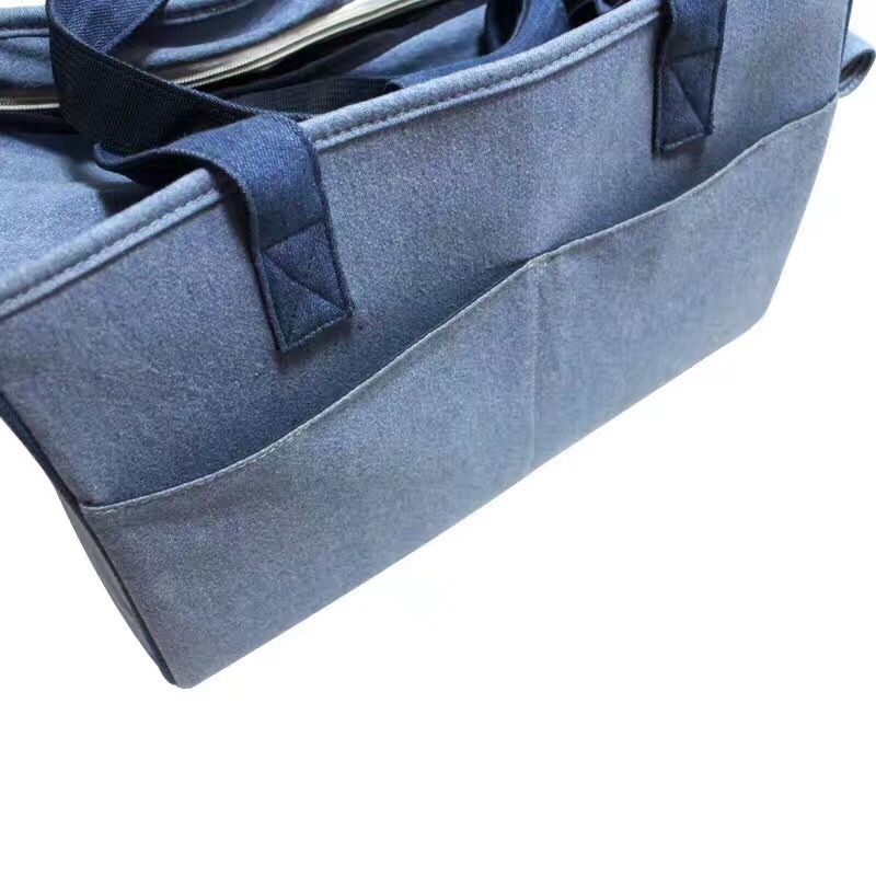 กระเป๋าใส่สัตว์เลี้ยงใบใหญ่ โบว์ยีนส์