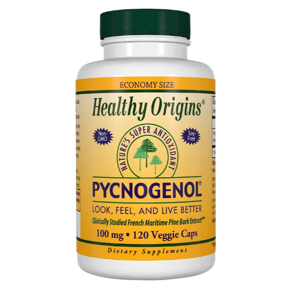 Healthy Origins, Pycnogenol, 100 mg, 120 Veggie Caps