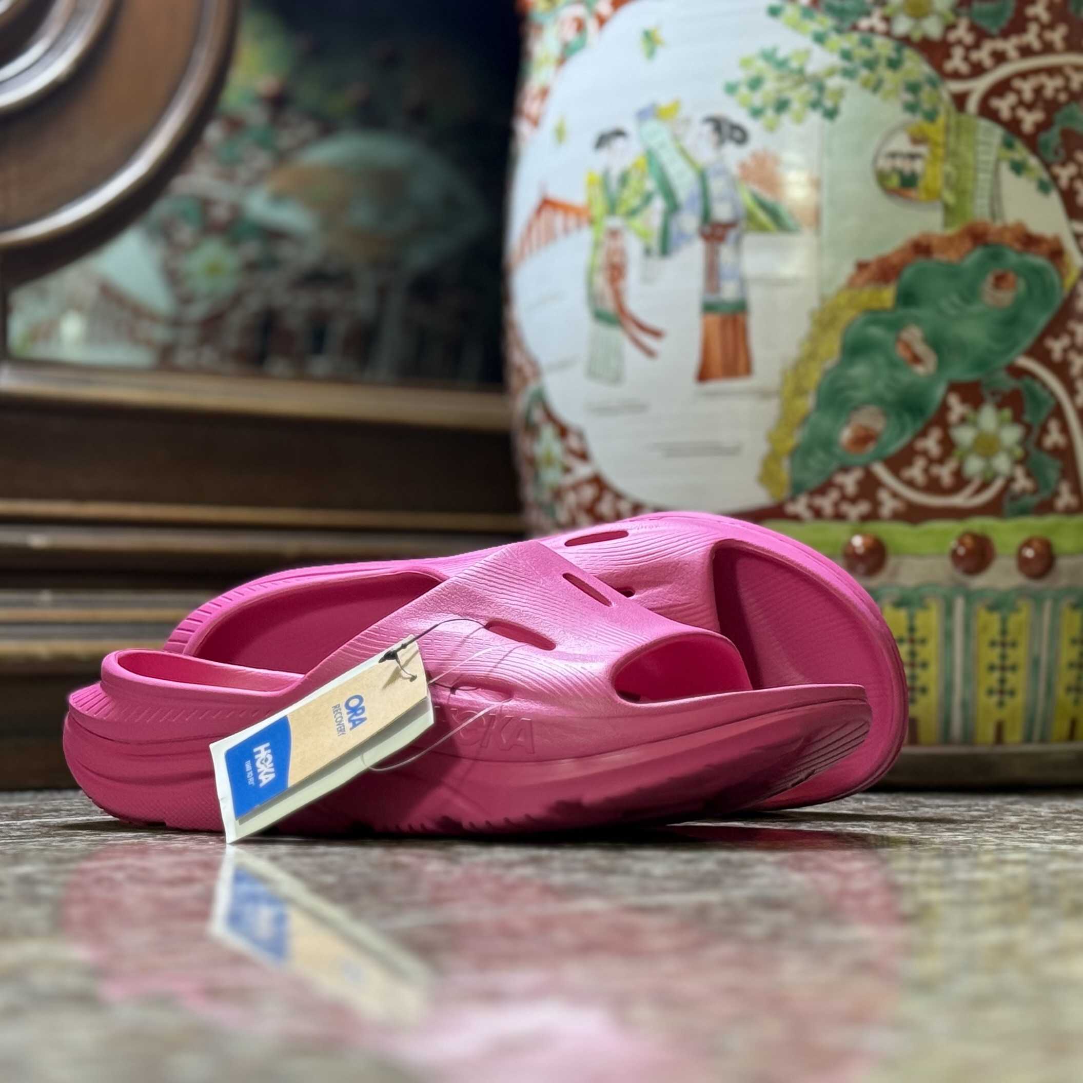 รองเท้า HOKA Ora Recovery Slide 3 ‘Pink Yarrow’ (M8/9/10US)