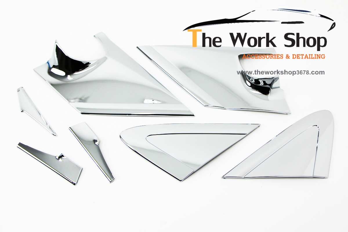 A Pillar Molding for Picanto ( ชุดโครเมี่ยมแต่งฐานกระจก )