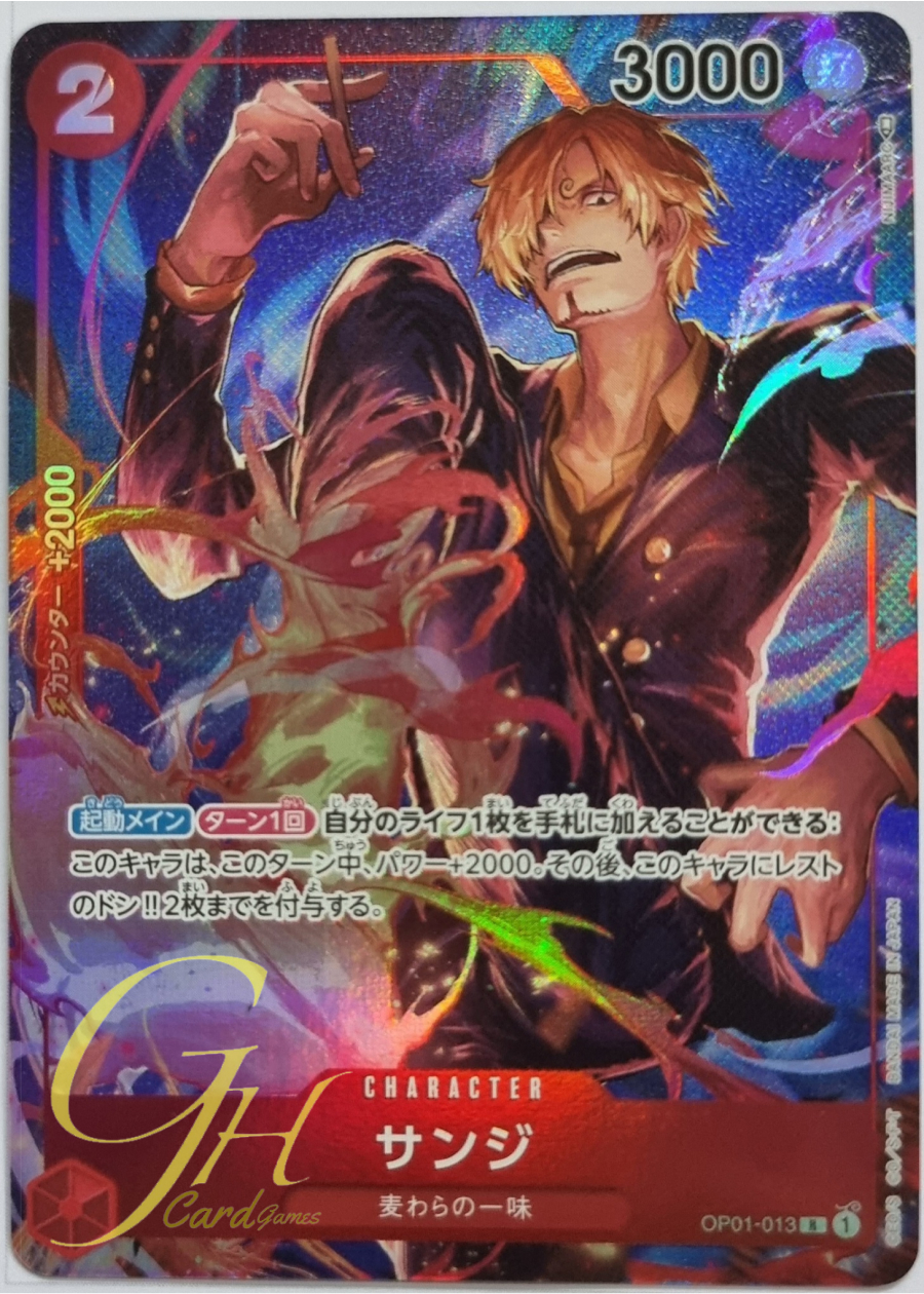 One Piece Card Game [OP01-013] Sanji (Rare PA)